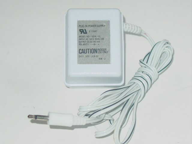 NEW AD-0514-UL AC Adapter 5V 140mA AD0514UL NEW AD-0514-UL AC Adapter 5V 140mA AD0514UL